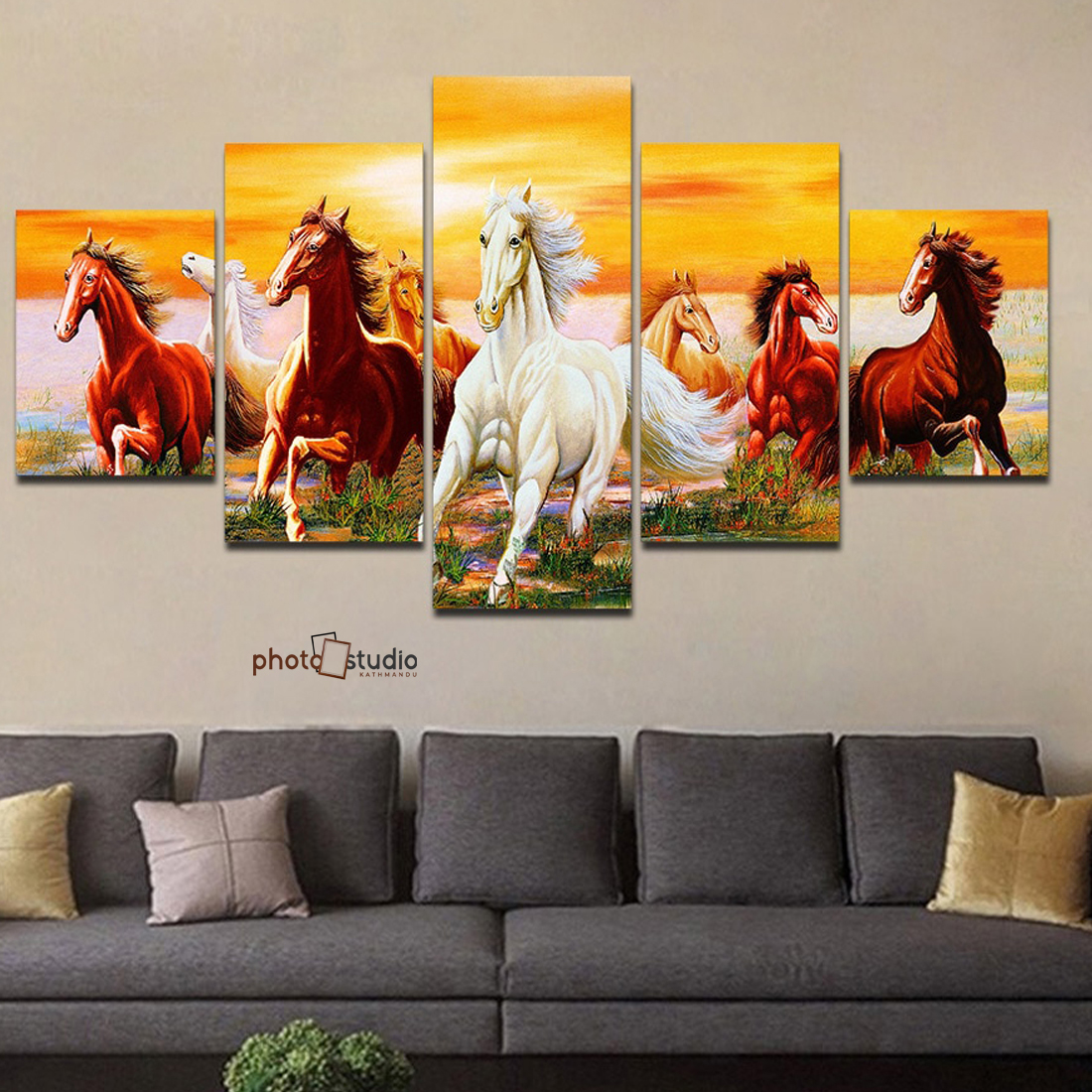 Horse Canvas Painting